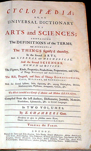 Chambers's Cyclopaedia 1728