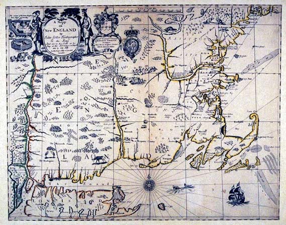 Atlas Maritimus 1675 New England